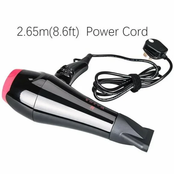 WAZOR Hair Dryer 1875W Ceramic Ionic Lightweight Powerful AC Low noise - Picture 5 of 8